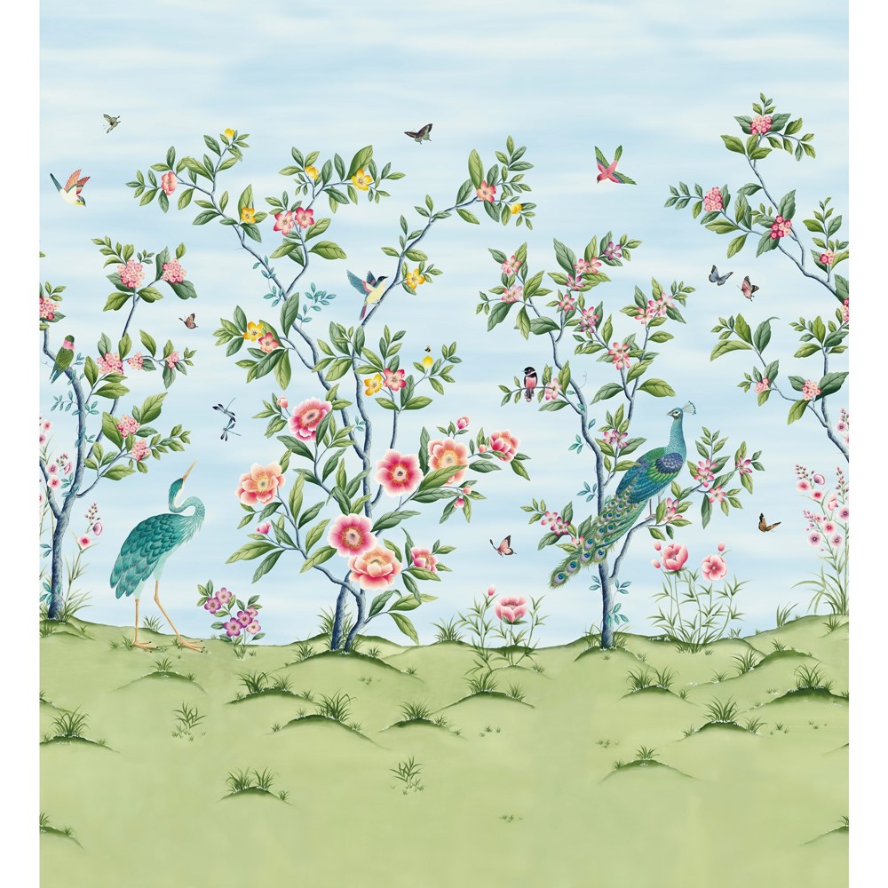 Florence Wallpaper 112889 by Harlequin in Sky Meadow Blossom